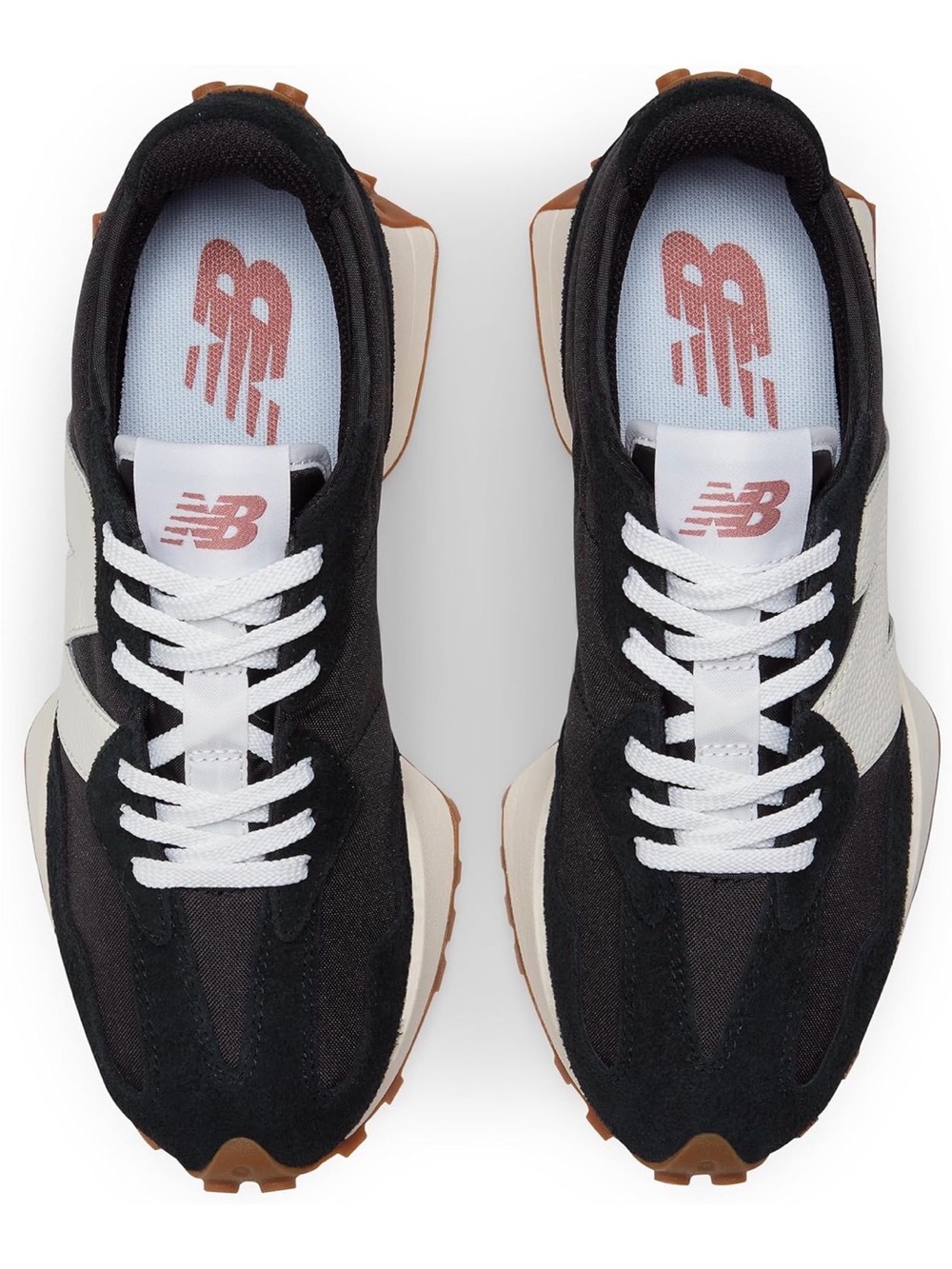 New Balance 327 WS327BL Black White Sneakers NWT Women’s Size 7